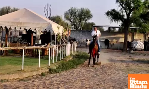 Saif Ali Khan swings back into action with horse riding months after stabbing injury