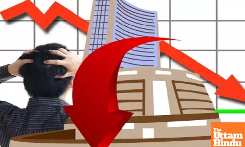 Indian markets follow global sell-off amid tariff jitters, Nifty closes above 22,100