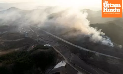 Residents in South Korean county of Hadong advised to evacuate as wildfire spreads