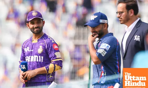 IPL 2025: Spencer replaces Moeen as Kolkata elect to bowl against Lucknow