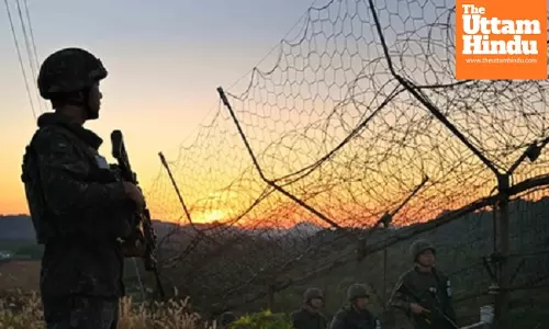South Koreas military fires warning shots at North Korean soldiers as they cross military demarcation line