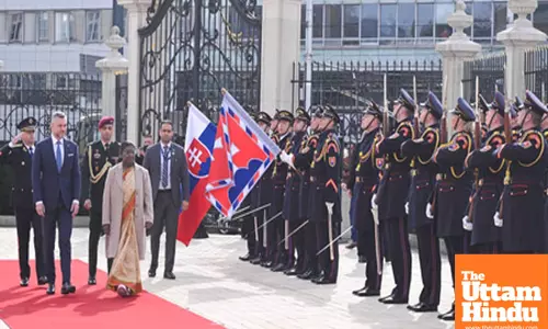 President Droupadi Murmu Receives Ceremonial Welcome
