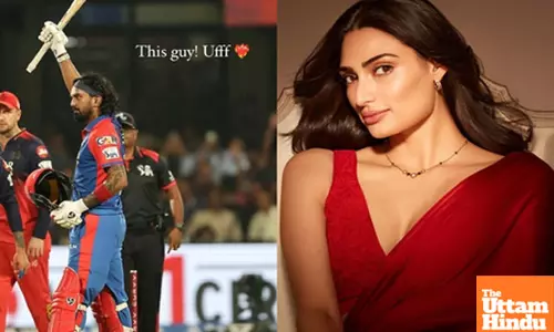 Athiya Shetty showers love on hubby KL Rahul: This guy, Uff