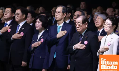 South Korean acting prez calls for unity on anniversary of provisional govt establishment