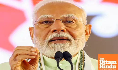 PM Modi arrives in MP, to participate in cultural programmes at Anandpur Dham