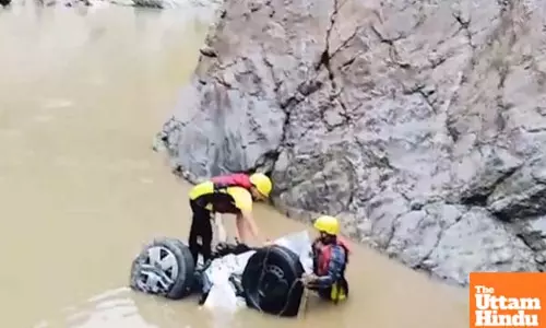Alaknanda Claims Lives: Car with Six from Haridwar Falls into Alaknanda, Five Feared Dead
