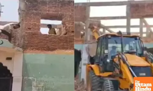 First Action Post-Waqf Bill: 30-Year-Old Illegal Madrasa Demolished by Bulldozers