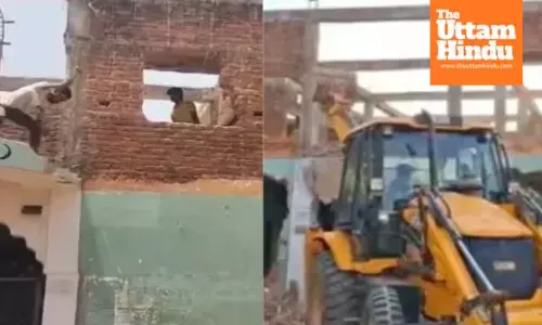 First Action Post Waqf Bill: 30-Year-Old Illegal Madrasa Demolished by Bulldozers