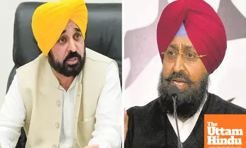 Police Visit Congress Leader Pratap Bajwas House After His Claim of a Bomb Coming to Punjab, CM Mann Issues Warning