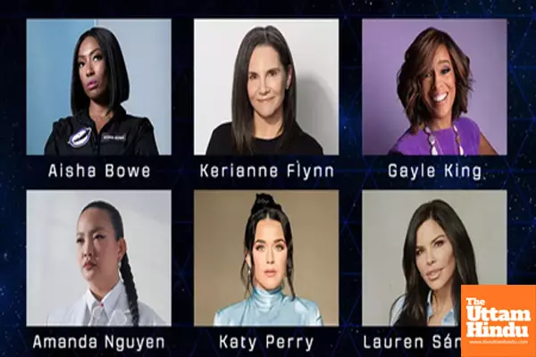 Blue Origin to fly Katy Perry to edge of space with all-female crew