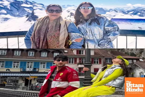 Sara Ali Khan shares her ‘most green and red flag’ moments from Switzerland vacation with family