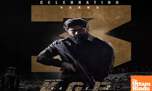 Makers of pan Indian blockbuster ‘KGF 2’ release special video as film completes three years