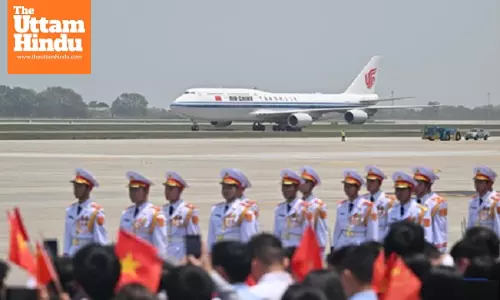 Chinas Xi arrives in Hanoi for State Visit to Vietnam