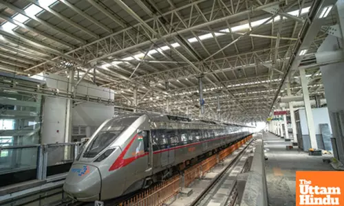 Namo Bharat crosses Yamuna for first time during trial runs