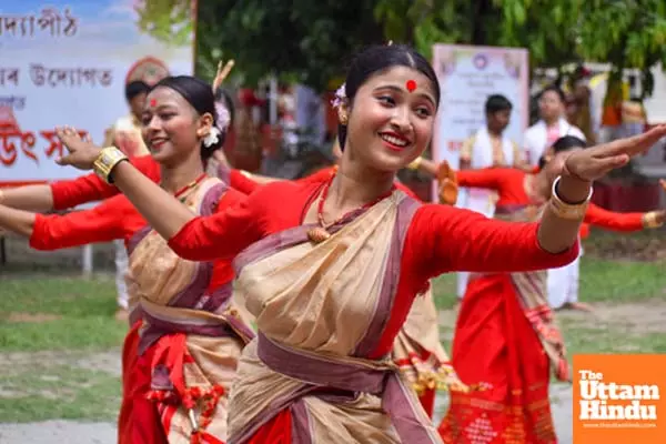 Assam celebrates Bihu, welcomes New Year Assam celebrates Bihu, welcomes New Year