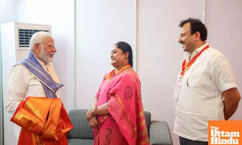 PM Modi meets Karnam Malleswari in Yamunanagar, commends Olympic medallist for mentoring young athletes