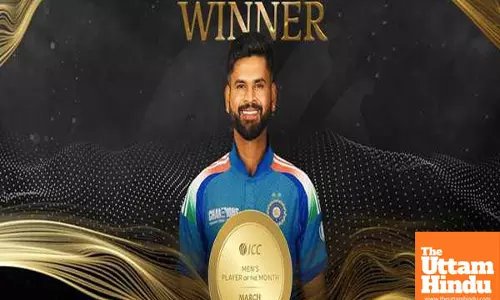 Shreyas Iyer named ICC Men’s Player of the Month for March