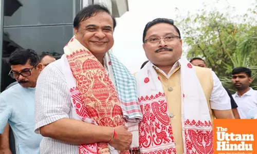 Bohag Bihu greetings exchange meeting