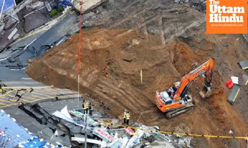 South Korea: Search for missing worker at collapsed subway construction site continues for 5th day