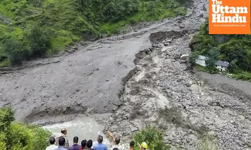 Himachal Road Disrupted by Flash Flood, 66 Police Officers Stranded