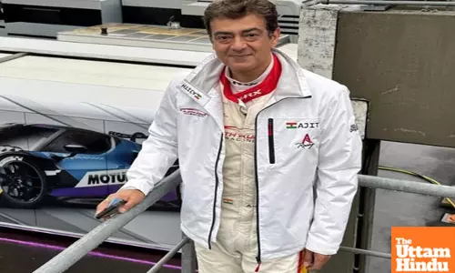 Ajith Kumar reaches Circuit De Spa in Belgium to prepare for next race