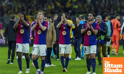 Champions League: Barca through to semis despite Serhou Guirassy treble