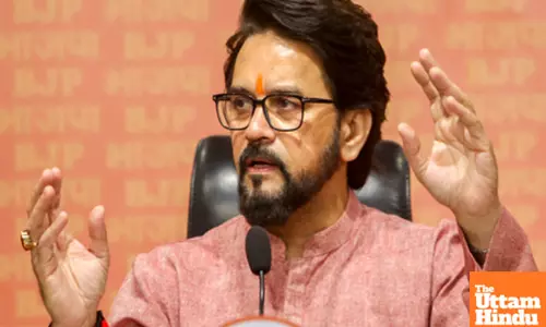 ED case: Anurag Thakur calls National Herald as ‘ATM of Congress’
