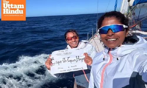 Sagar parikrama mission: Women sailors cross dangerous Cape of Good Hope