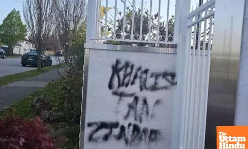 Khalistani Miscreants Strike Again in Canada; Anti-India Slogans Deface Historic Vancouver Gurdwara and Temples