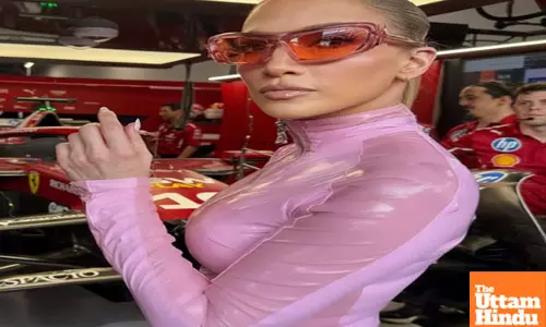 Jennifer Lopez sizzles in hot pink catsuit at F1 Grand Prix in Saudi Arabia