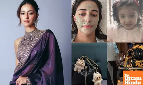 Ananya Panday shares rare moments from her camera roll