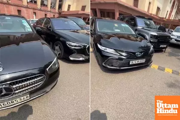 Supreme Court Parking Lot Turns Luxury Showcase, Lawyers Cars Spark Buzz Online Supreme Court Parking Lot Turns Luxury Showcase, Lawyers Cars Spark Buzz Online