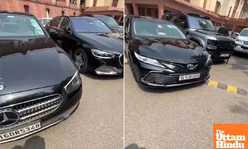 Supreme Court Parking Lot Turns Luxury Showcase, Lawyers Cars Spark Buzz Online