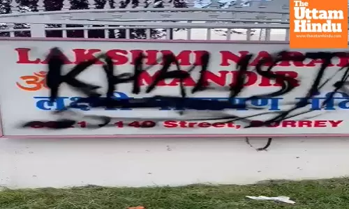 Temple vandalised; Canadian MP calls it chilling reminder of growing influence of Khalistani extremism