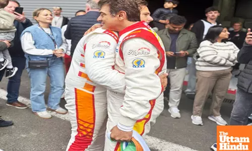 Ajith Kumar secures P2 podium finish at the Belgium Spa Francorchamps Circuit in Belgium