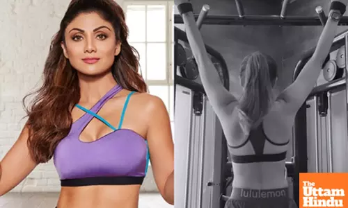 Shilpa Shetty shows strength and discipline with her Monday pull-ups routine