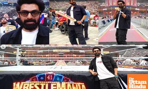 Rana Daggubati makes history as first Indian actor to feature at WrestleMania