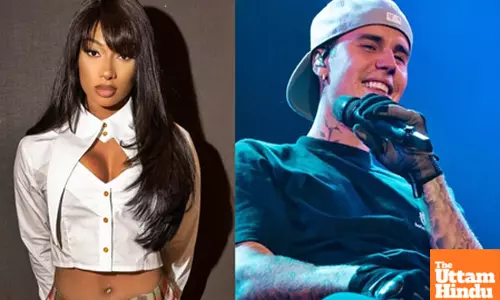 Megan Thee Stallion hangs out with Justin Bieber in risky outfit at Coachella after-party