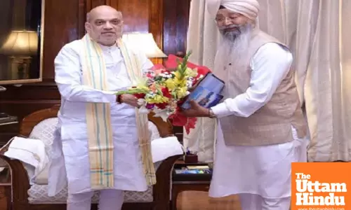 Minority Commission Chief Iqbal Singh Lalpura Holds Meeting with Home Minister Amit Shah