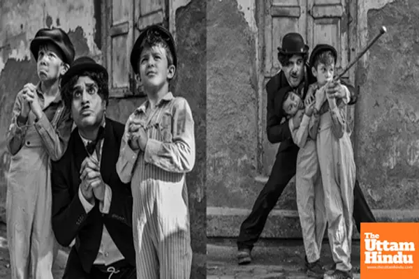 Krushna Abhishek channels Charlie Chaplin in birthday shoot with twins Krushna Abhishek channels Charlie Chaplin in birthday shoot with twins