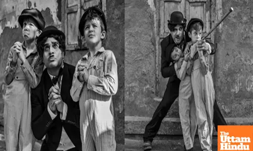 Krushna Abhishek channels Charlie Chaplin in birthday shoot with twins
