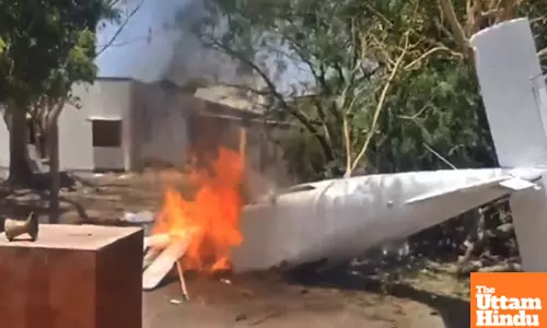 Private training aircraft crashes in Gujarats Amreli, pilot killed