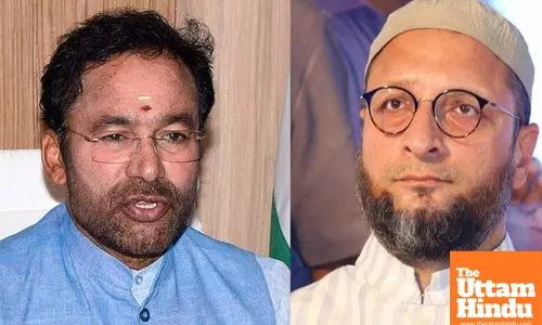 J&K terror attack: Union Minister Reddy leads protest in Hyderabad; Owaisi demands action against terrorists