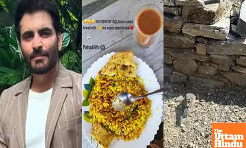 Manav Kaul makes a new best friend in Uttarakhand