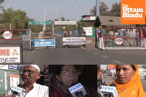 Attari-Wagah Border sees stream of Pakistani tourists leaving Attari-Wagah Border sees stream of Pakistani tourists leaving