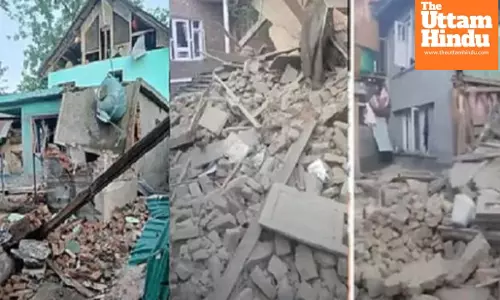 Explosion Reported at House of Terrorist Asif Sheikh in Pahalgam Attack