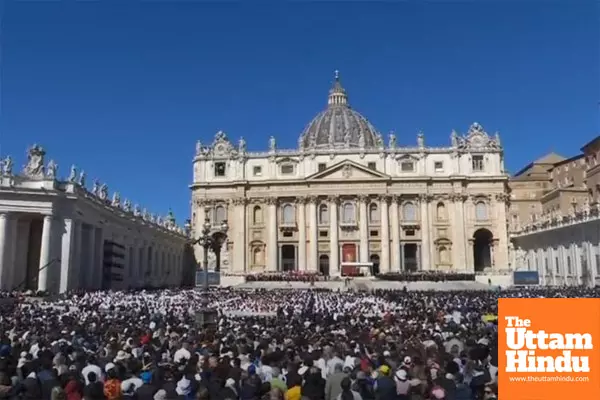 Over two lakh people, top world leaders attend funeral ceremony of Pope Francis at Vatican Over two lakh people, top world leaders attend funeral ceremony of Pope Francis at Vatican