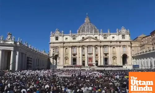 Over two lakh people, top world leaders attend funeral ceremony of Pope Francis at Vatican