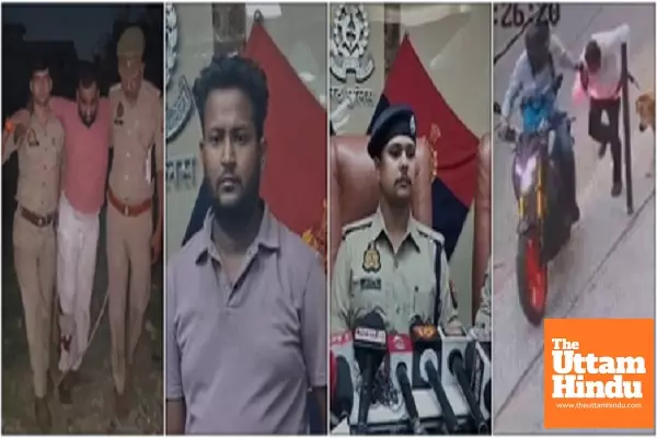 Meerut Police nab serial chain snatcher caught on CCTV attacking doctor Meerut Police nab serial chain snatcher caught on CCTV attacking doctor