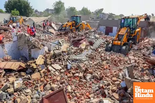 Bulldozer Action in Gujarats Mini Bangladesh; Over 800 Arrested in Major Crackdown — Watch Video Bulldozer Action in Gujarats Mini Bangladesh; Over 800 Arrested in Major Crackdown — Watch Video